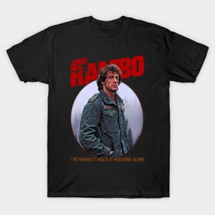 John Rambo Inspired Fan Art Design T-Shirt